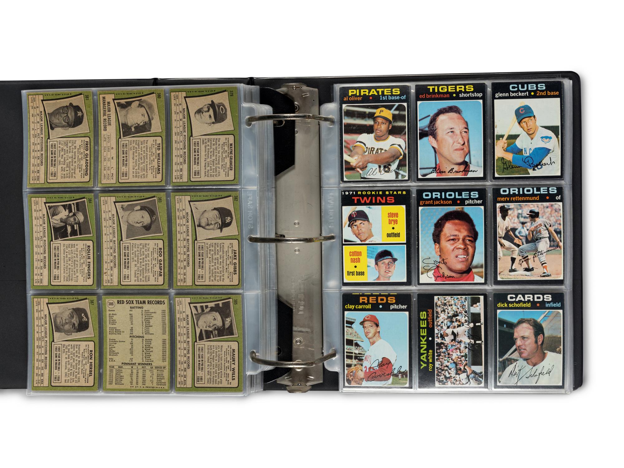 A Complete Set of 1971 Topps Baseball Cards (752/752)