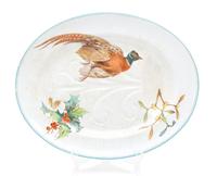 An English Porcelain Serving Platter Length 20 inches. — 20TH CENTURY