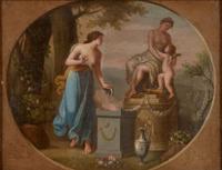 Manner of Angelika Kauffman (Swiss, 1741–1807) - Set of Four Allegorical Scenes