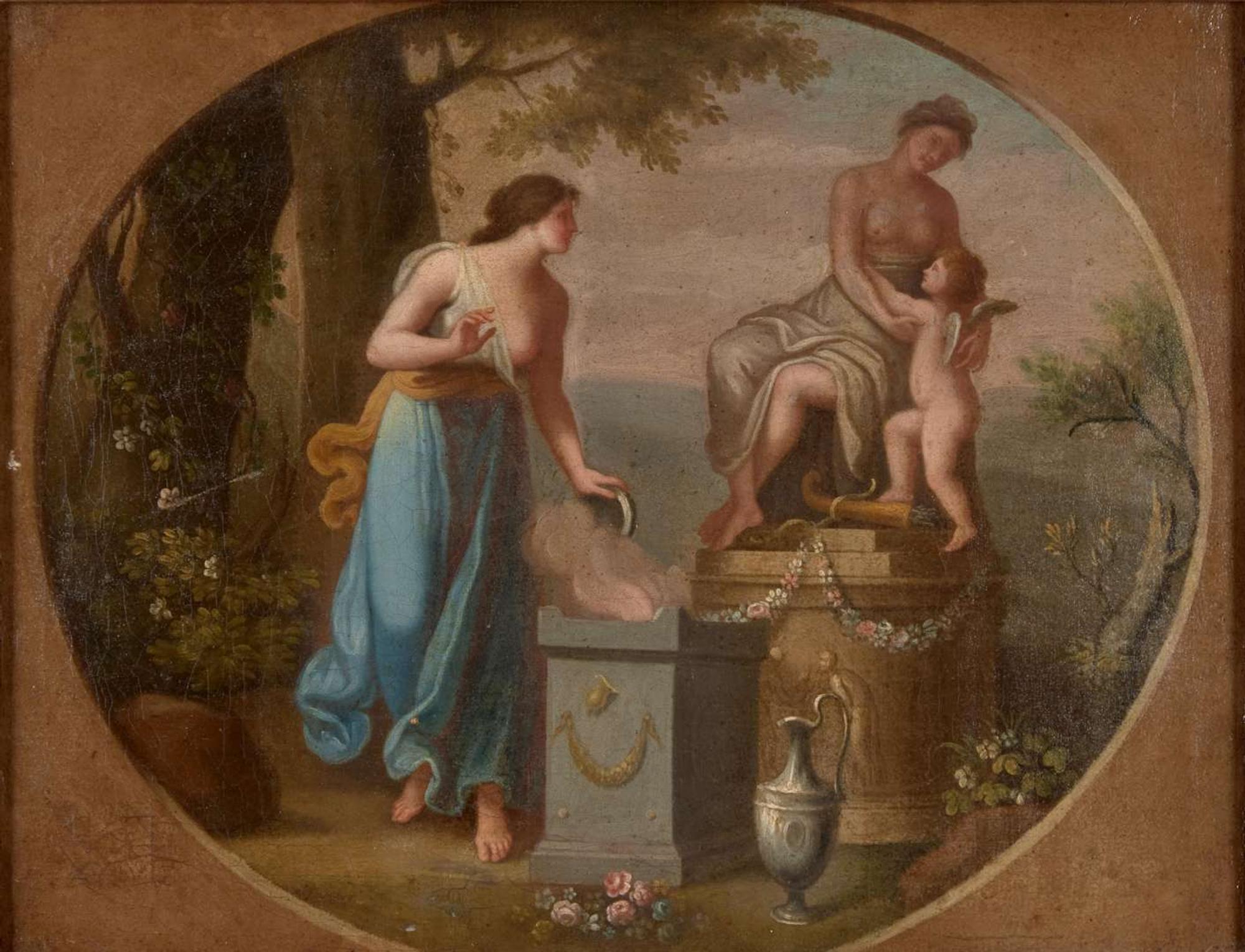 Manner of Angelika Kauffman (Swiss, 1741–1807) - Set of Four Allegorical Scenes