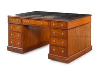 An Edwardian Mahogany Partners Desk