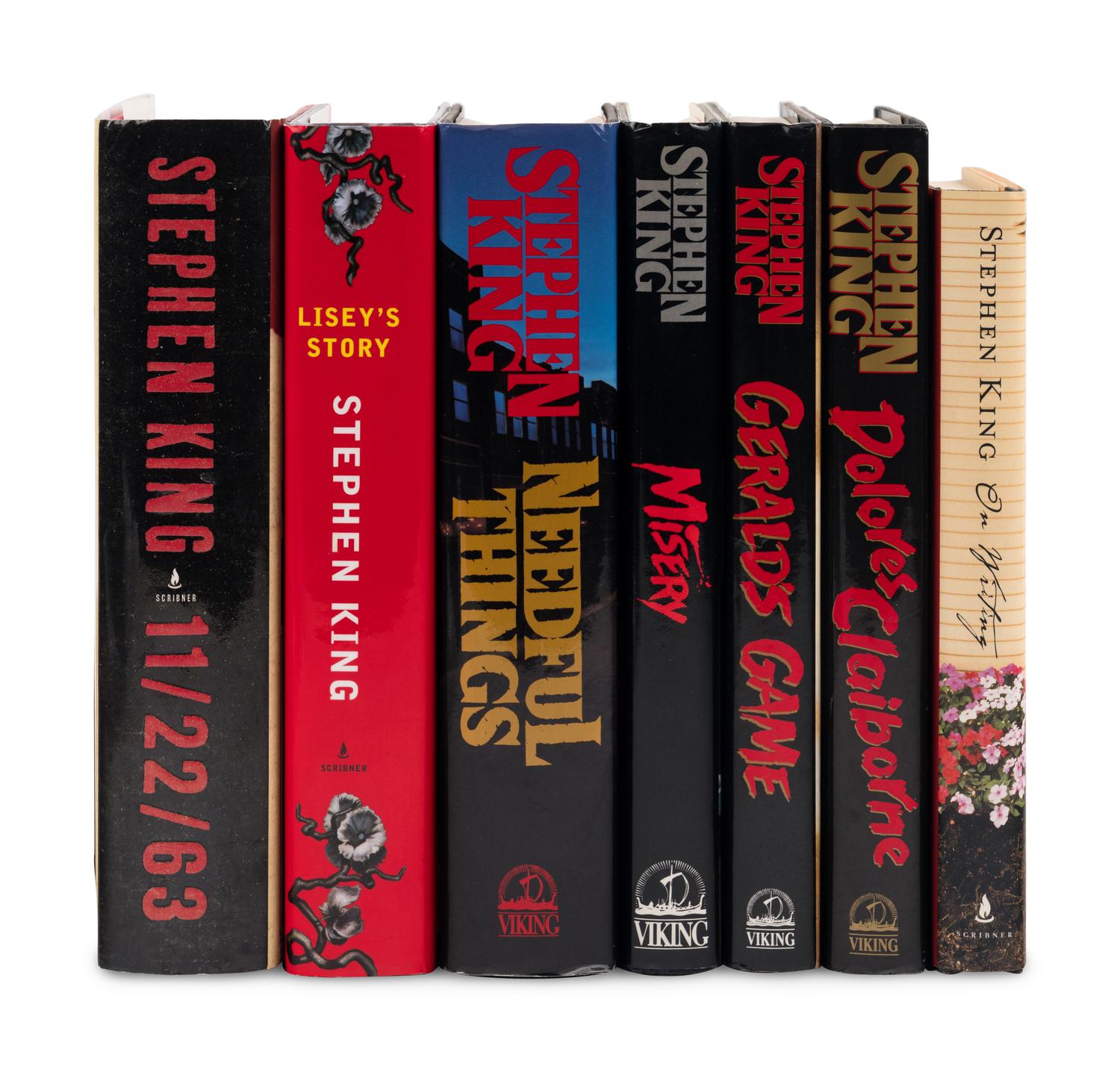 KING, Stephen (b. 1947). A group of 7 FIRST EDITIONS, comprising: