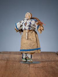 Sioux Beaded Hide Doll