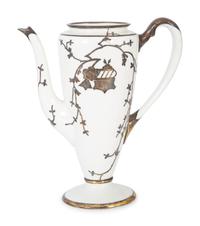 A Lenox Beleek Porcelain Overlay Dessert Service — 20TH CENTURY