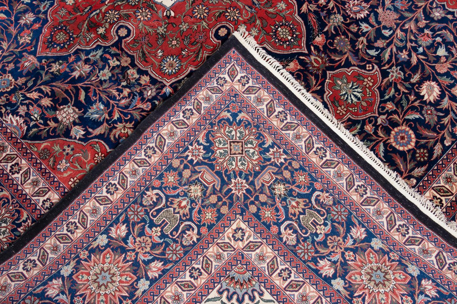 A Chinese Tabriz Style Wool Rug
