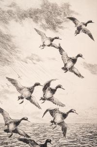 A Group of Three Dry-Point Etchings by Roland Clark (1847-1957)