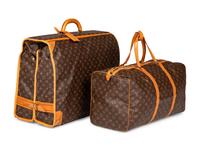 Louis Vuitton, Keepall 55 & Folding Garment Bag