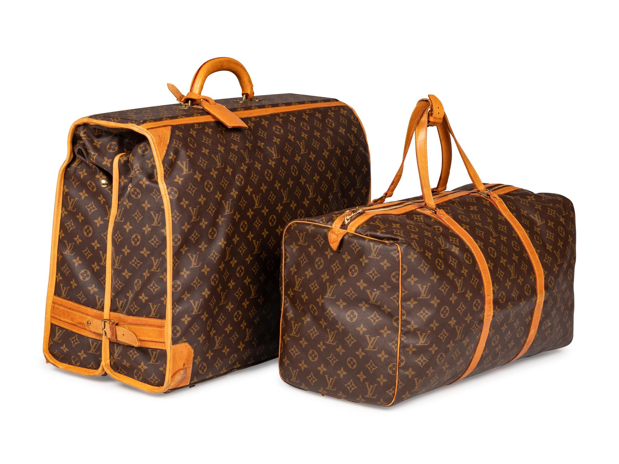 Louis Vuitton, Keepall 55 & Folding Garment Bag