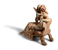 A Neoclassical Terracotta Venus with Eros