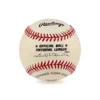 A Hank Aaron, Warren Spahn and Eddie Mathews Braves Hall of Famers Signed Autograph Baseball (Beckett Authentication Services)