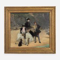 James Jacques Joseph Tissot (French, 1836–1902) Sur la Plage