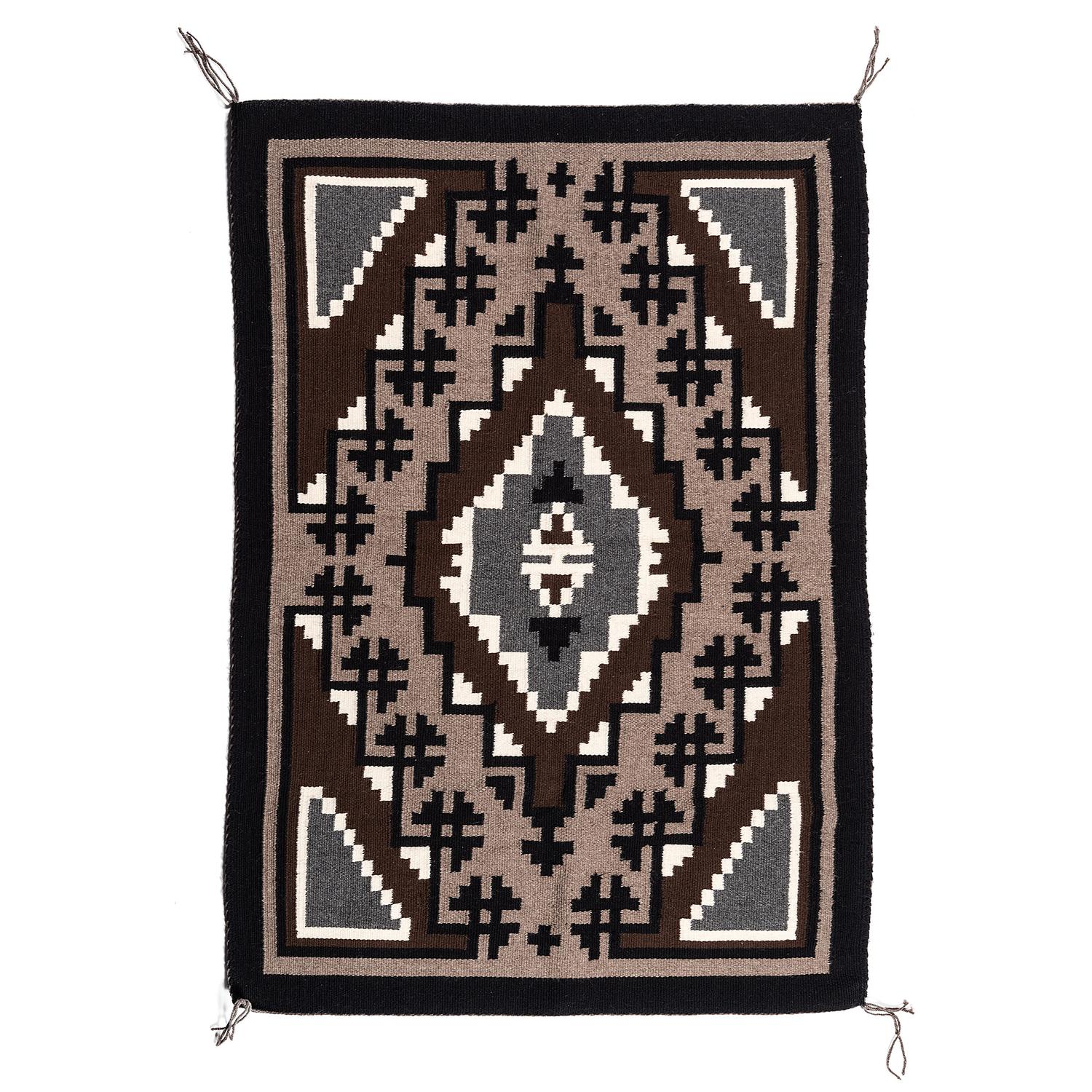 Navajo Two Grey Hills Weaving / Rug