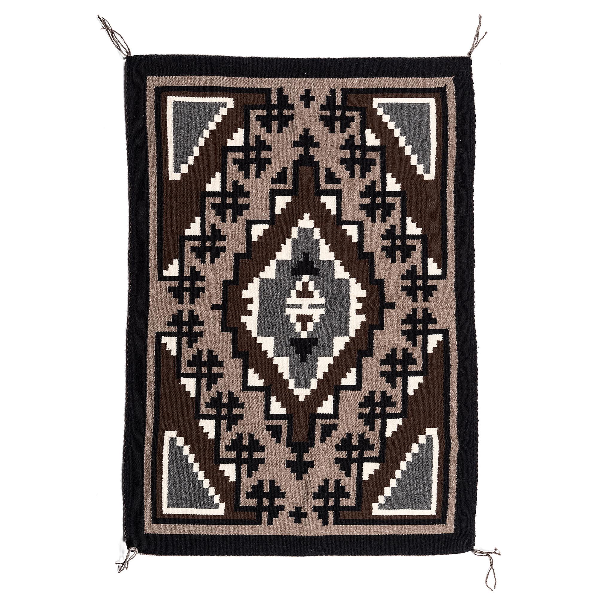 Navajo Two Grey Hills Weaving / Rug