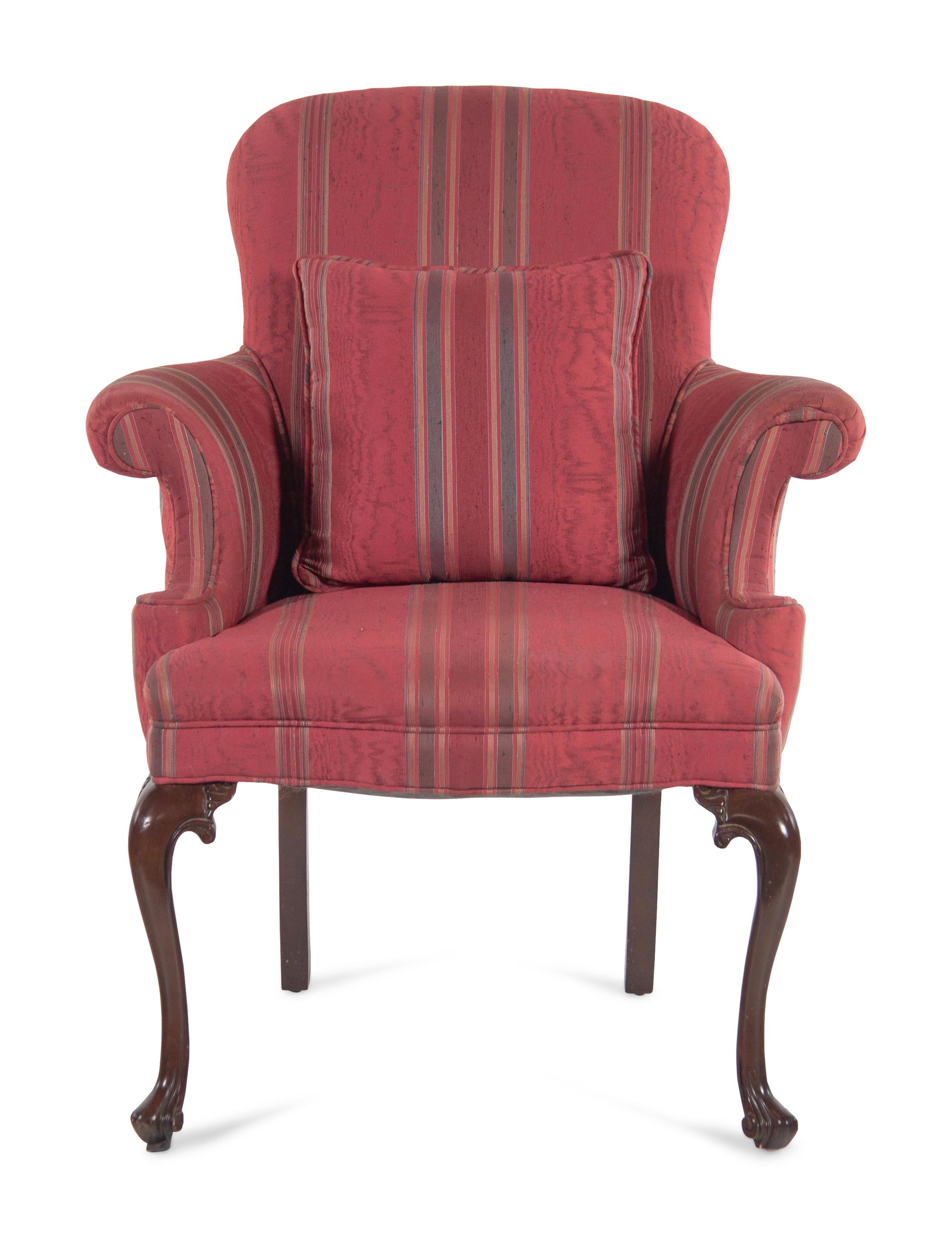A George III Style Mahogany Armchair