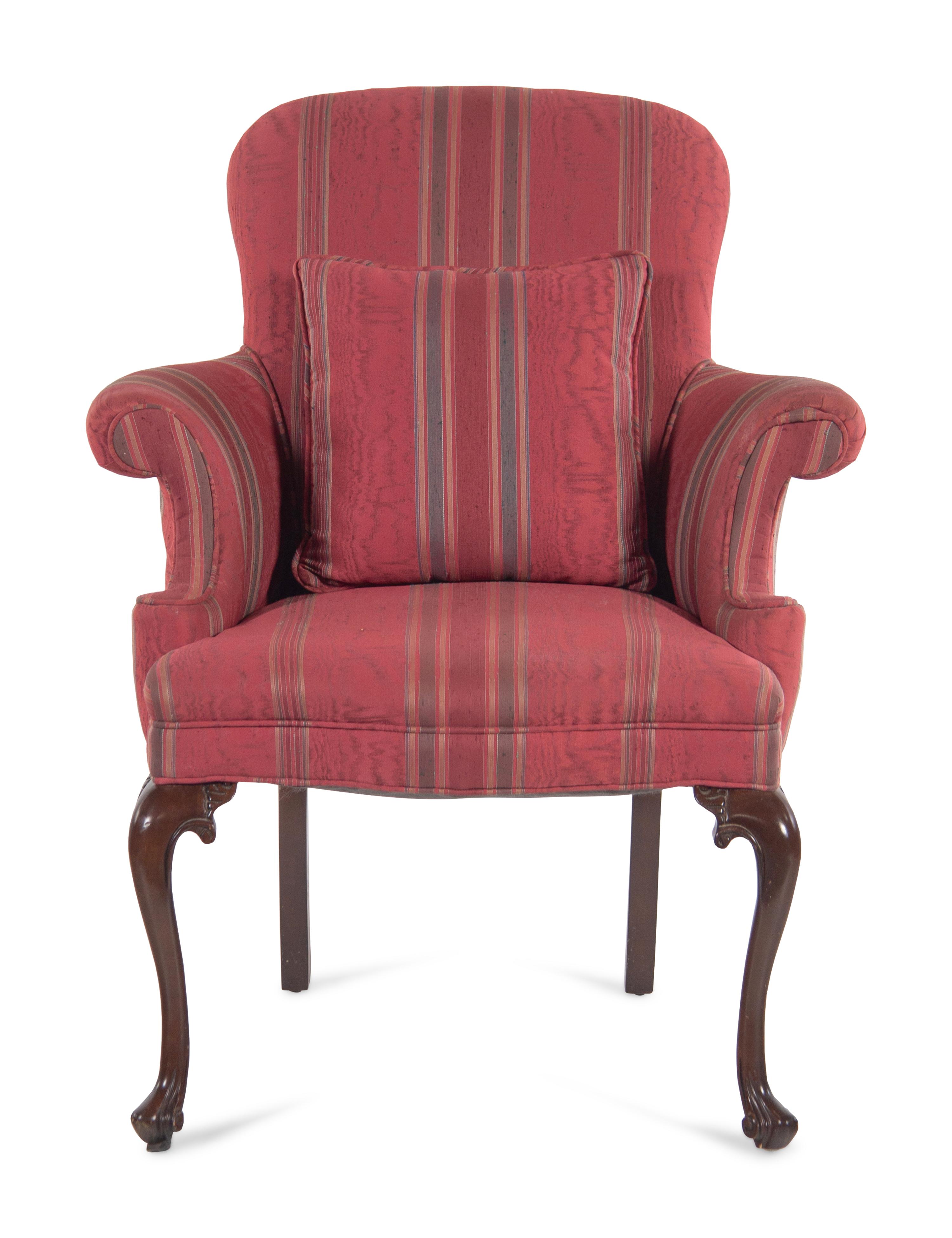 A George III Style Mahogany Armchair