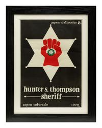 Hunter S. Thompson Sheriff, Aspen Wall Poster 5 (1970)