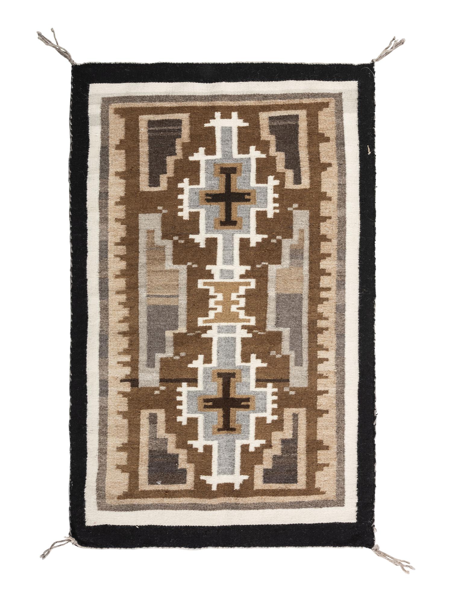 Navajo Two Grey Hills Weaving / Rug