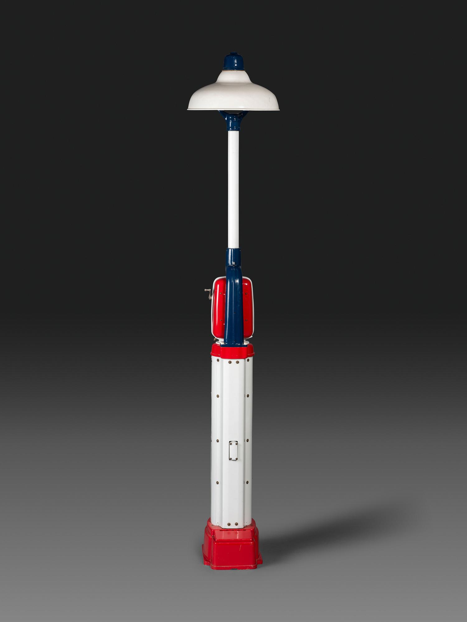 An Eco Islander Air Meter with Light Pole