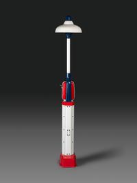 An Eco Islander Air Meter with Light Pole