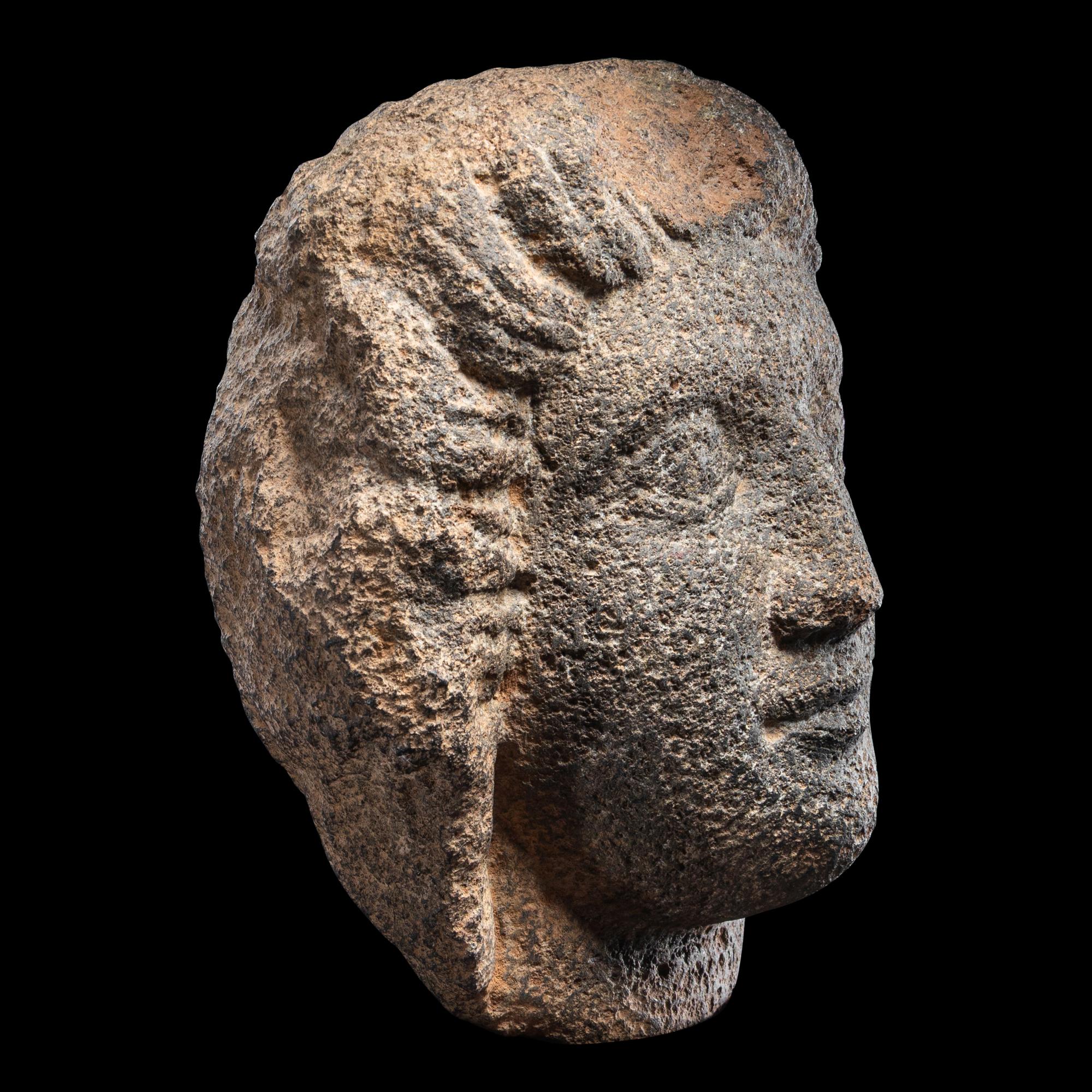 A Syro-Roman Basalt Head