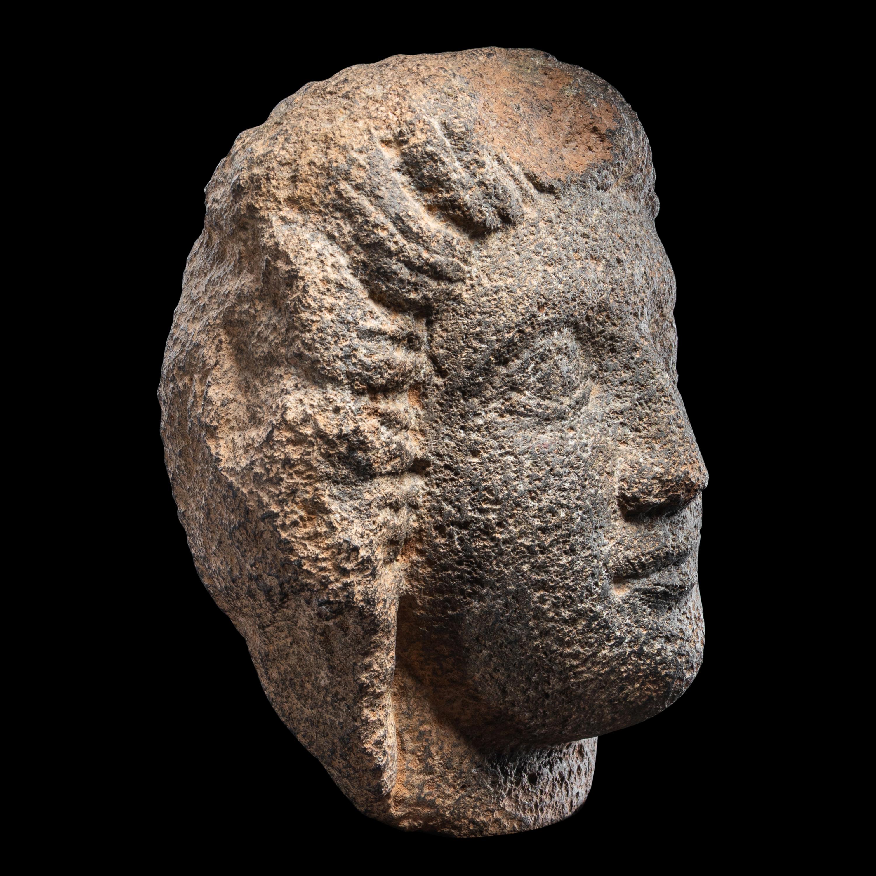 A Syro-Roman Basalt Head