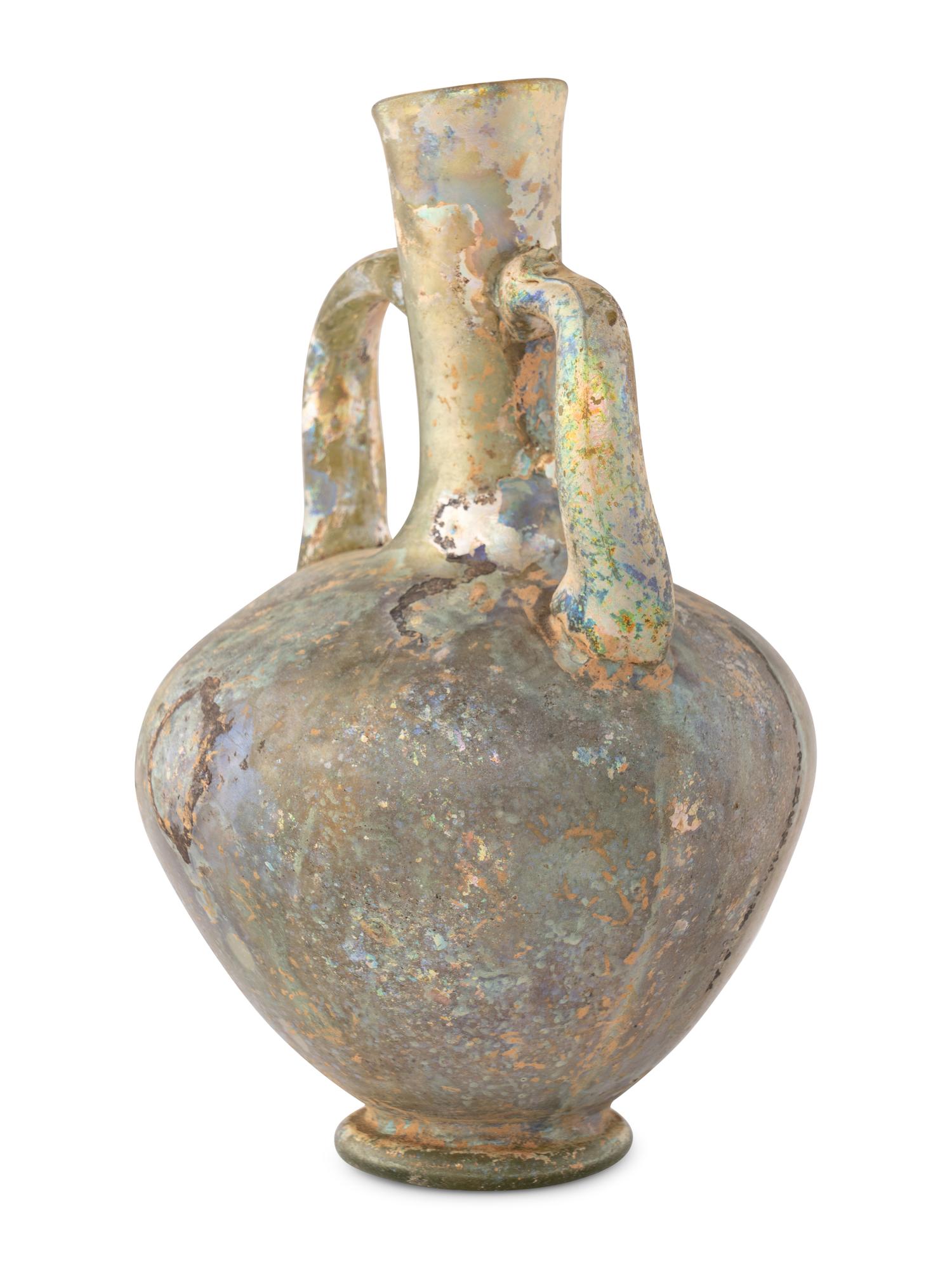 An Early Islamic Glass Flask