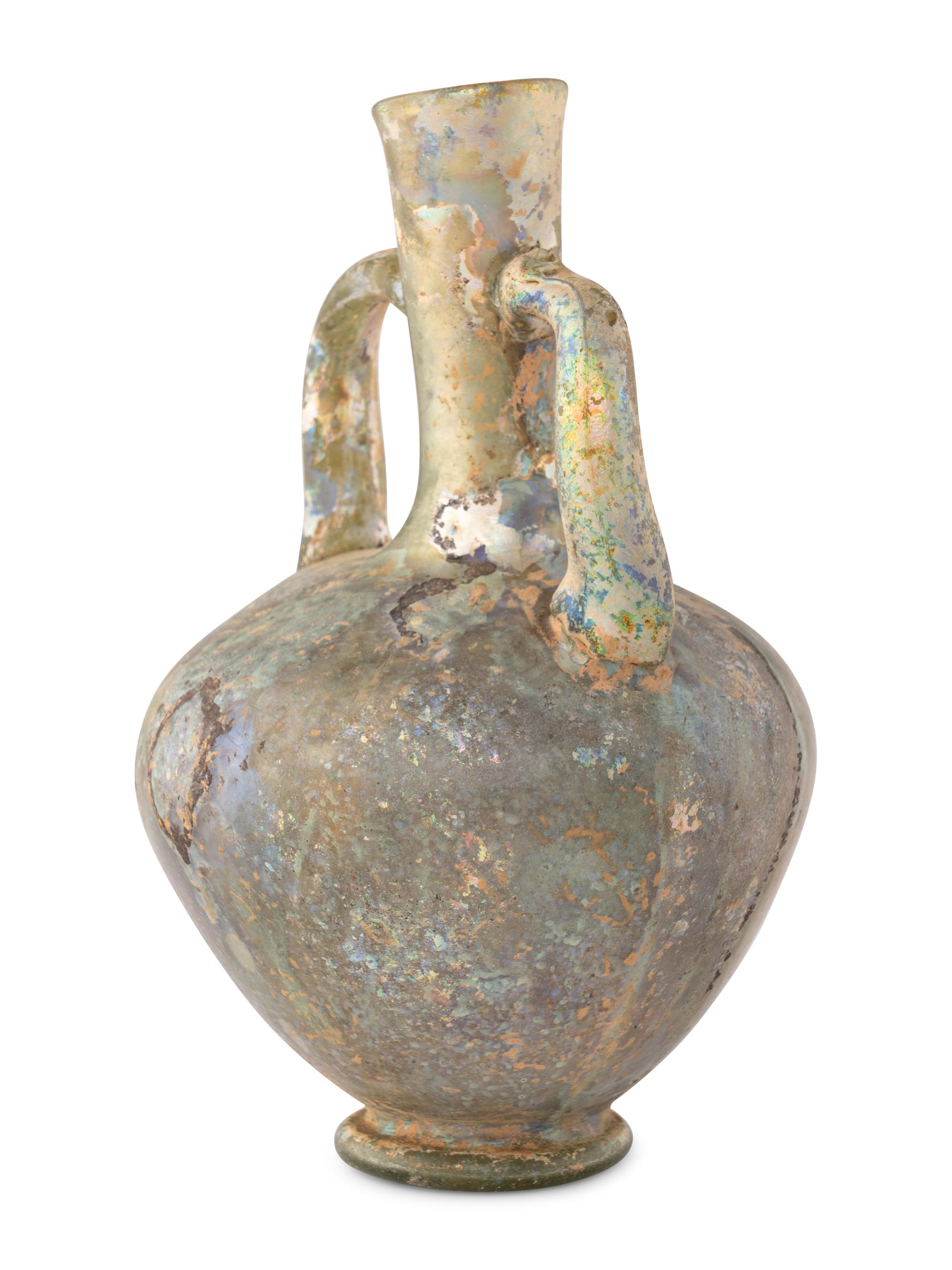 An Early Islamic Glass Flask