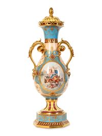 A Fischer & Meig Vienna Style Porcelain Urn — 19th Century