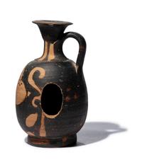 A Campanian Red-Figured Squat Lekythos
