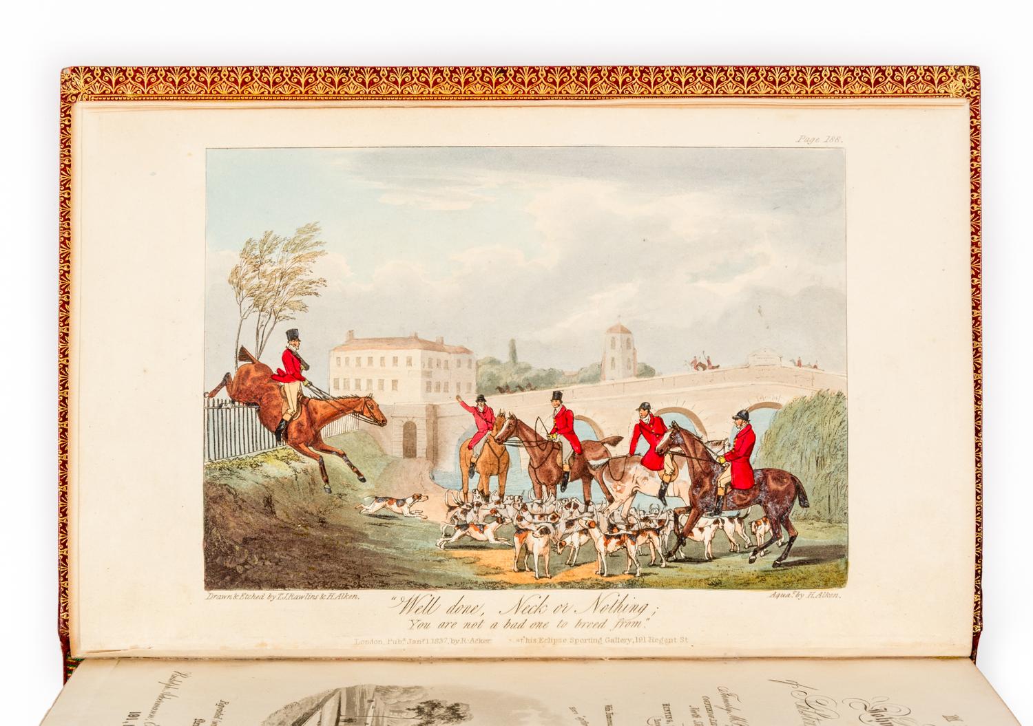 [APPERLEY, Charles James (1777-1843).] Memoirs of the Life of the Late John Mytton… by Nimrod. London: Rudolph Ackermann, 1837.