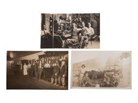 [POSTCARDS]. A group of 105 RPPC of occupational subjects incl. railroad workers and photographers.