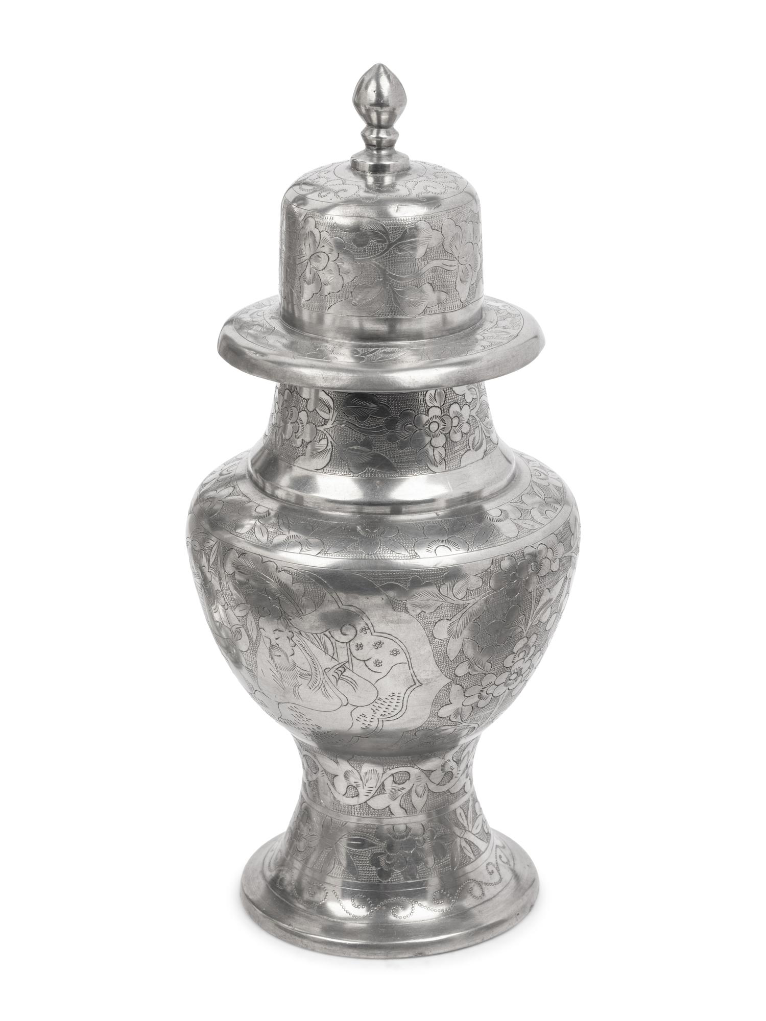A Group of Assorted Pewter Articles