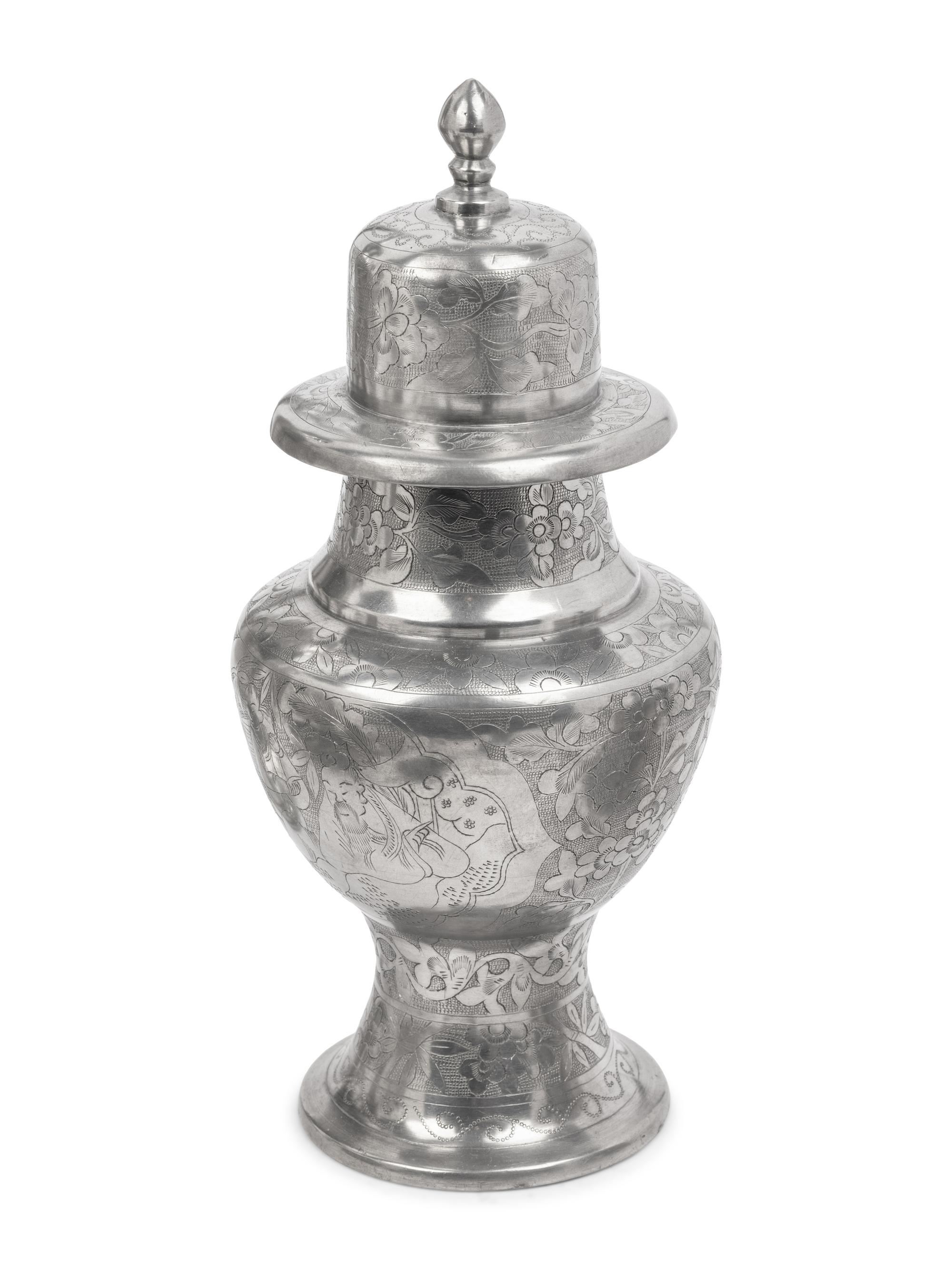 A Group of Assorted Pewter Articles