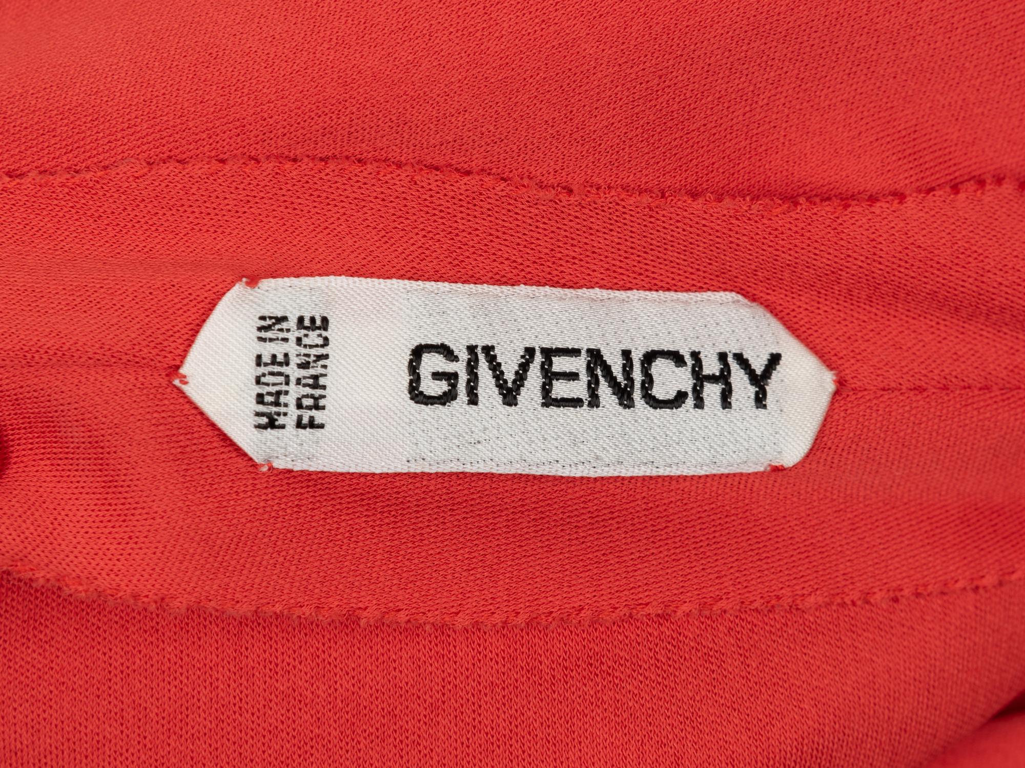 Givenchy Haute Couture Ruched Sleeve Dress, 1980-90s