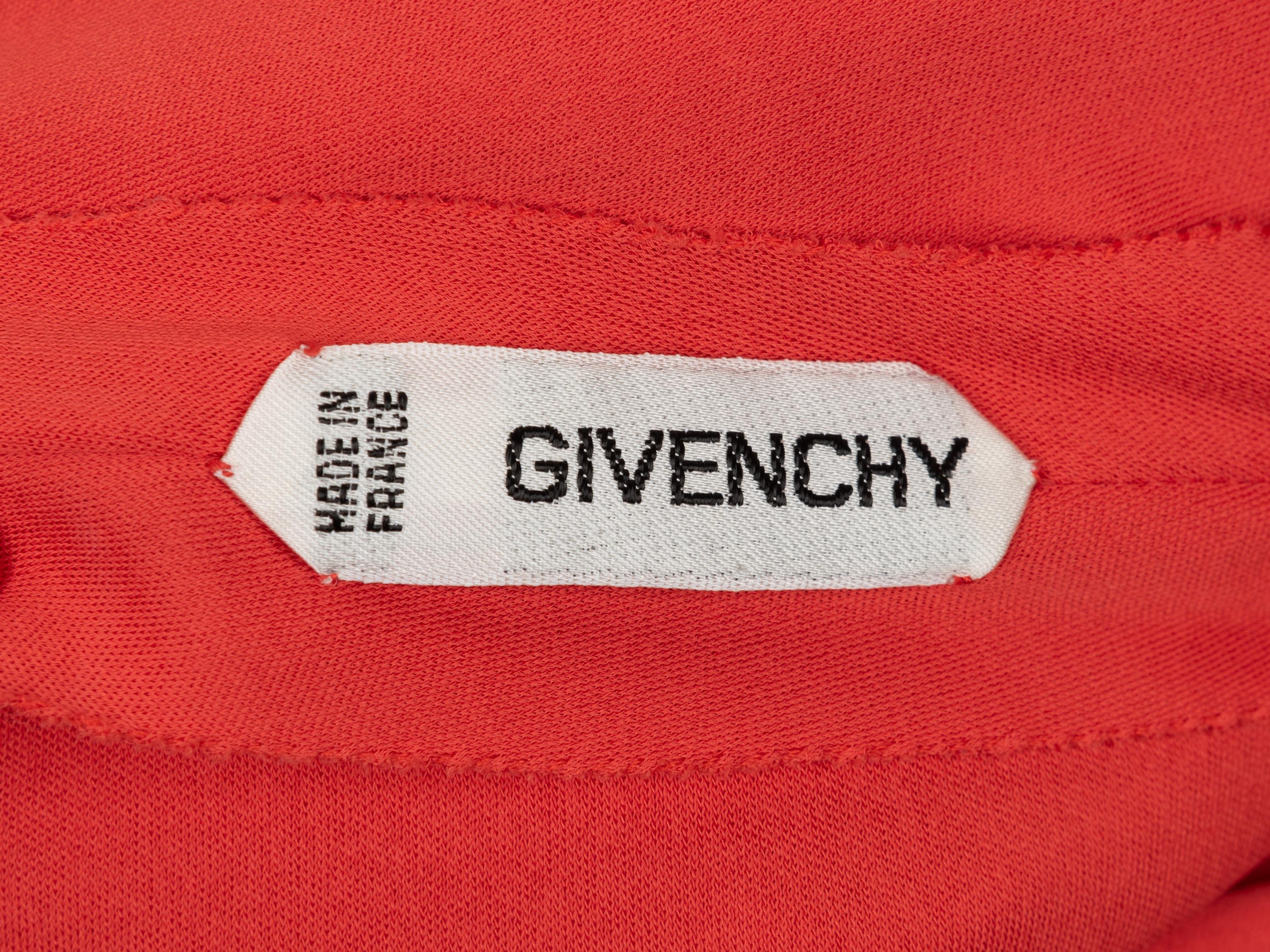 Givenchy Haute Couture Ruched Sleeve Dress, 1980-90s