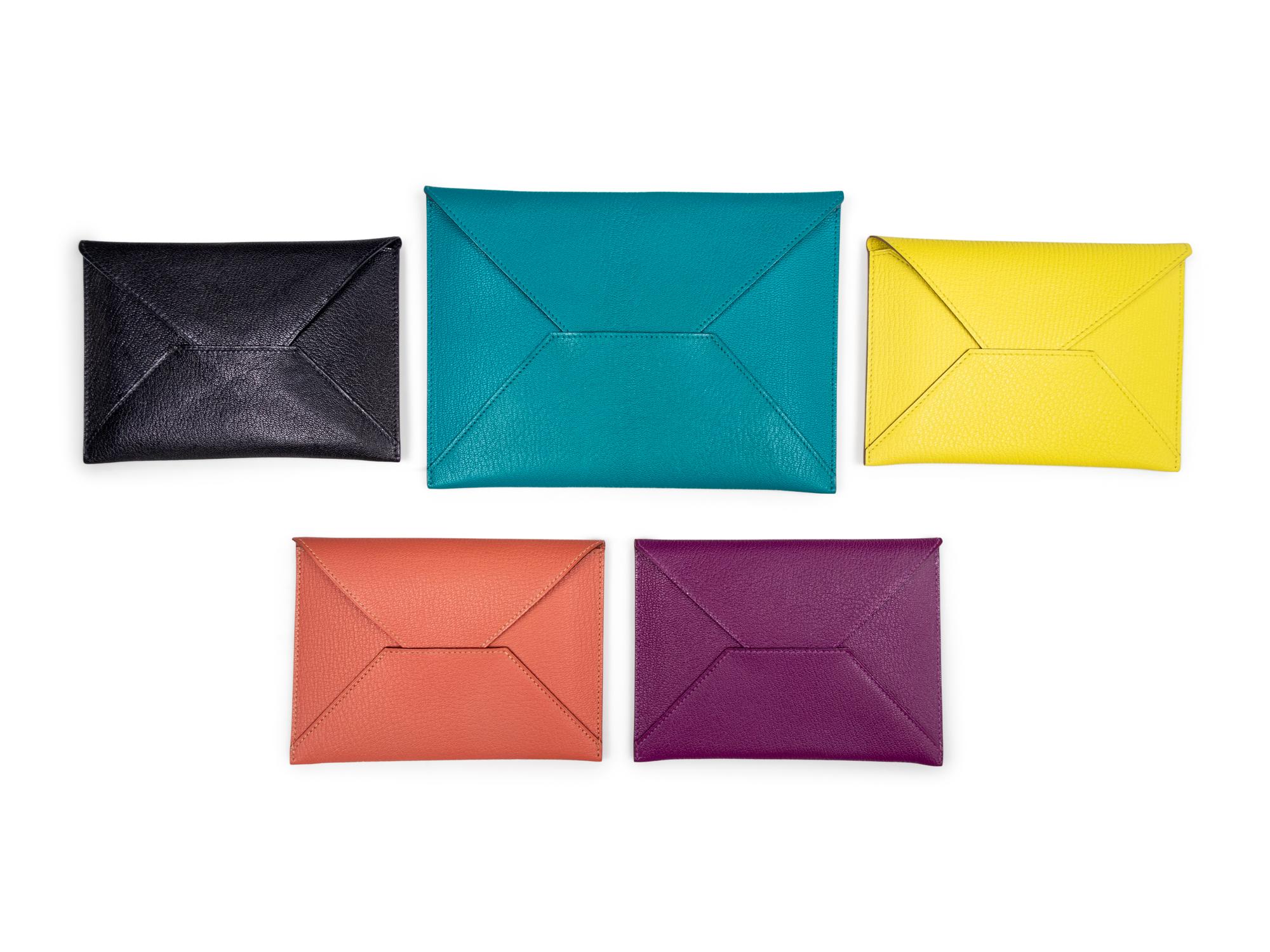 Five Hermès Leather Wallets, 2007-2016