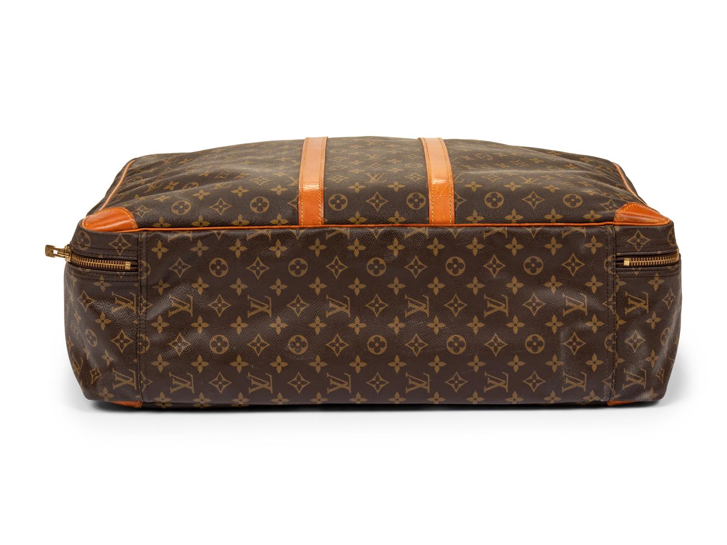 Two Louis Vuitton Luggage Items: One Garment Bag, One Soft Side Suitcase, 1987-89