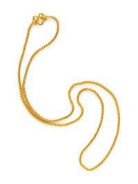 HIGH KARAT YELLOW GOLD CHAIN NECKLACE