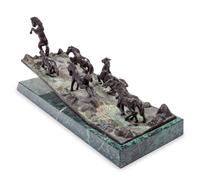 Original Model , Denver Broncos Fountain Sculpture