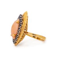 GEMSTONE AND DIAMOND SET