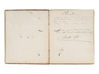 JACKSON, Col. Oscar L. (1840-1920). Five journals, incl. descriptions of Oscar L. Jackson's political activism during the 1860 campaign and his service with 63rd OVI, with campaign broadside noting Jackson as a speaker.