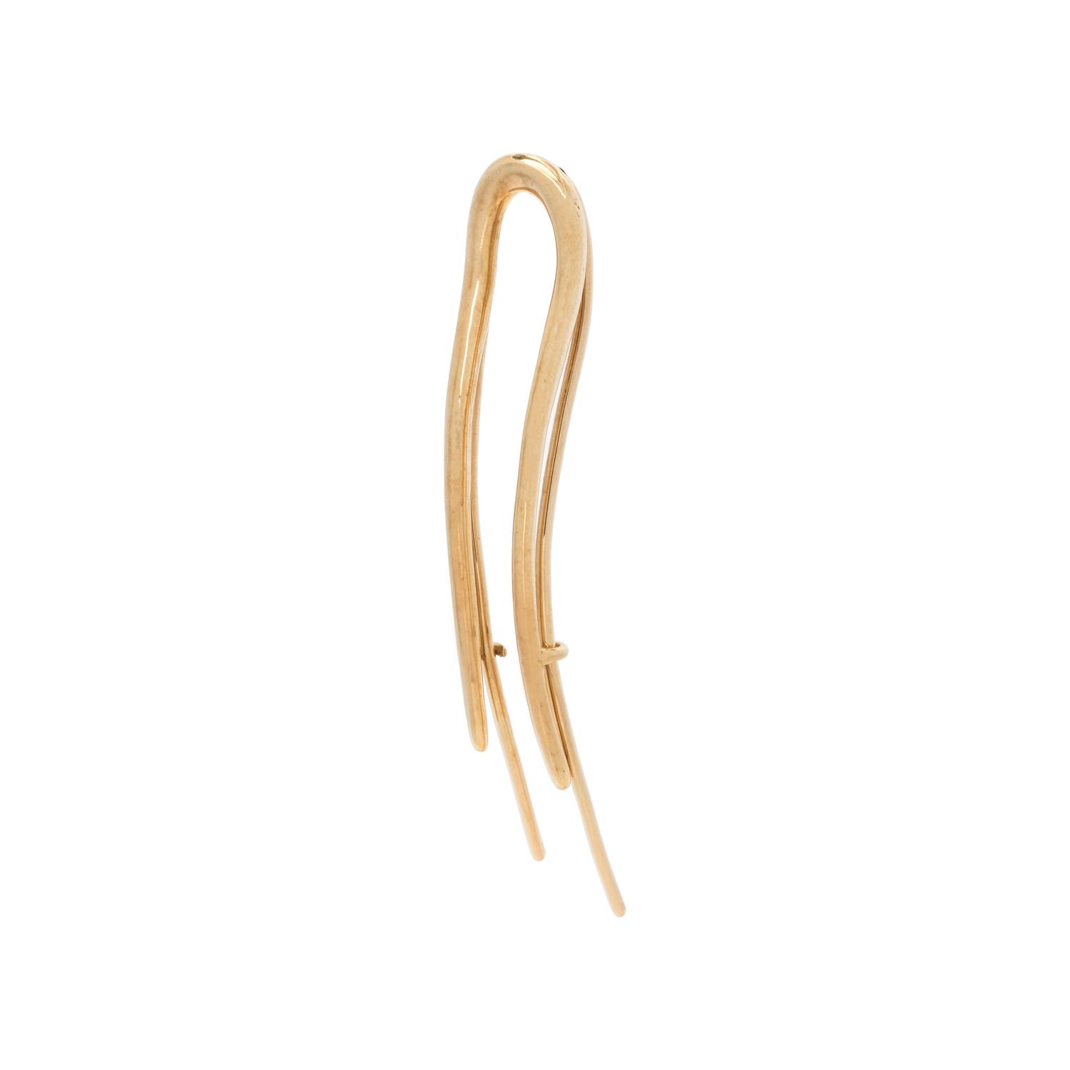 TIFFANY & CO., YELLOW GOLD 'THE LINDA' BARRETTE
