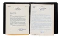 An August 13, 1962 Enid, Oklahoma Bud Wilkinson Day Presentation Including Telegram from President John F. Kennedy