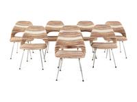 Set of Eight Dining Chairs Knoll, USA