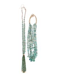 Pueblo Turquoise Tab Necklaces