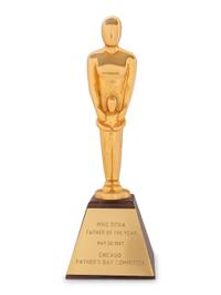 A 1987 Chicago Father’s Day Committee Father of the Year Trophy Awarded to Mike Ditka Formerly Displayed at Mike Ditka's Restaurant