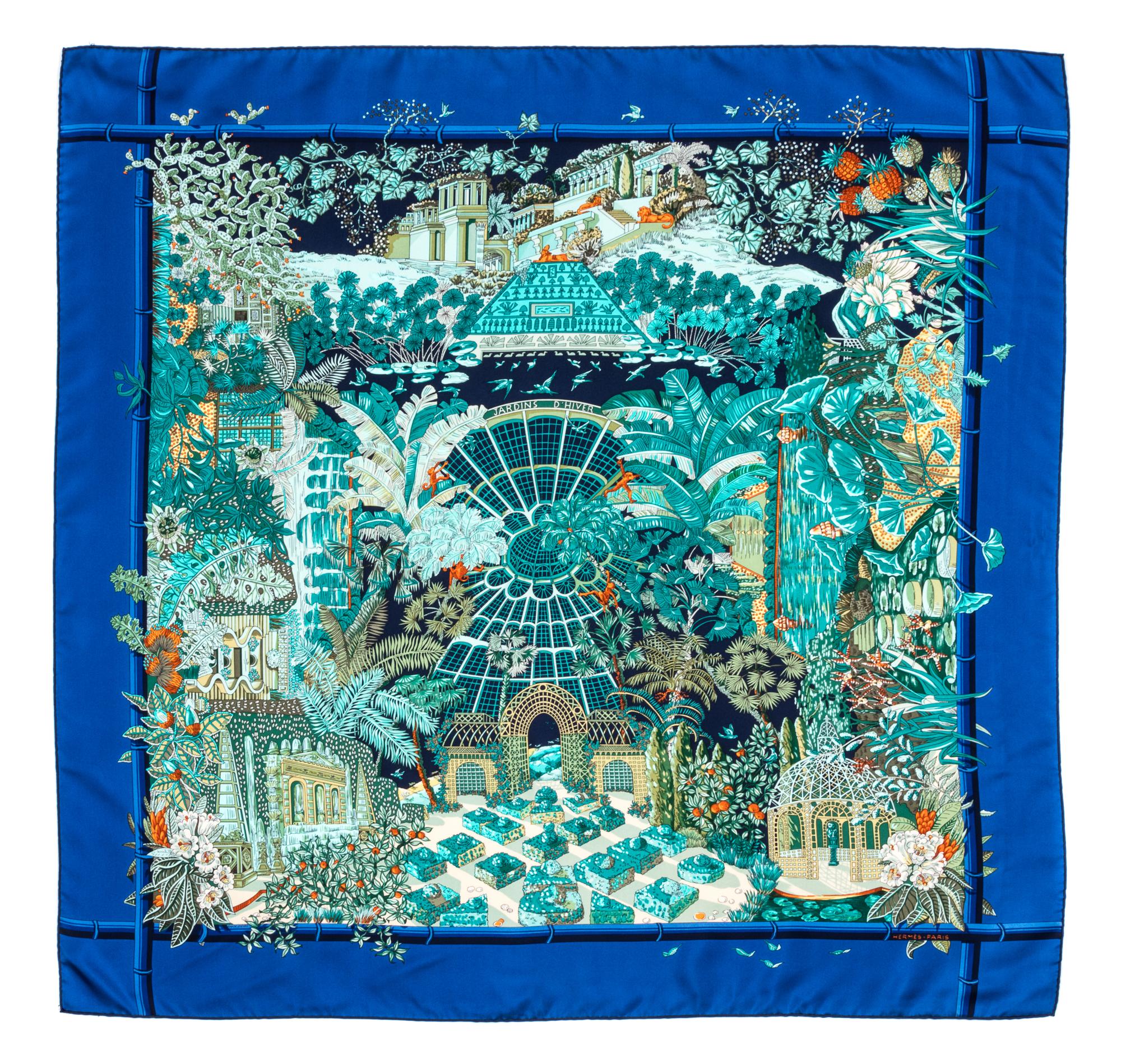 An Hermes 90cm Silk Scarf, 36"x36".