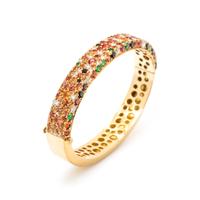 MULTICOLOR SAPPHIRE BANGLE BRACELET
