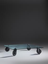 'Tavolo con Ruote' Coffee Table Fontana Arte, Italy