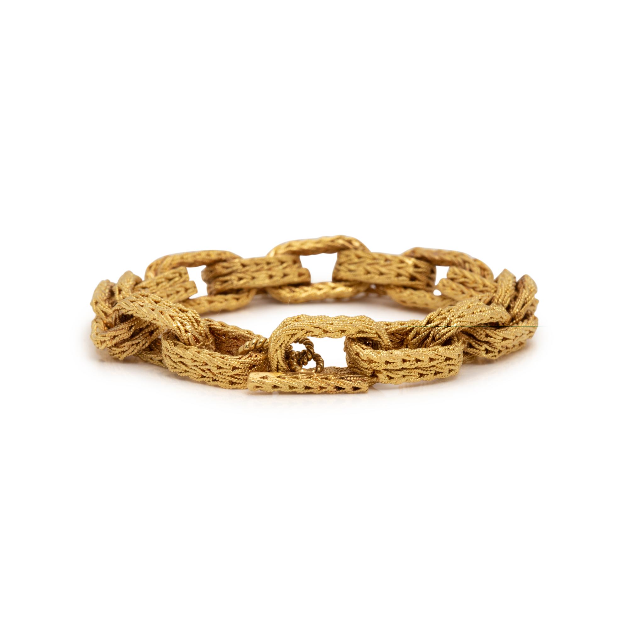 YELLOW GOLD BRACELET
